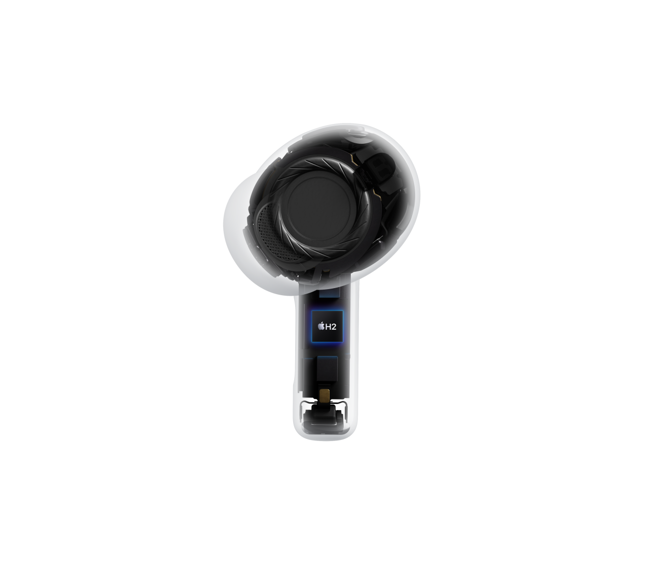 AirPods Pro 3، سماعة رأس لاسلكية، شفافة، البنية الداخلية