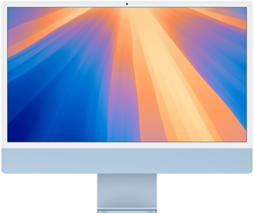 iMac bleu